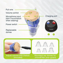 Load image into Gallery viewer, Rechargeable Hearing Aids – Invisible In-Ear, Noise Reduction, Volume Control
