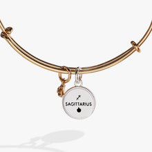 Load image into Gallery viewer, Sagittarius Zodiac Charm Bangle
