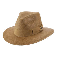 Load image into Gallery viewer, Bullhide Sahara- Panama Straw Fedora Hat