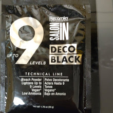 Load image into Gallery viewer, salonin deco black bleach powder 1.76 oz