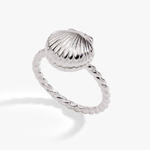 Load image into Gallery viewer, Salt + Sea 'Seashells Are Love Letters In The Sand' Locket Ring