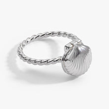 Load image into Gallery viewer, Salt + Sea 'Seashells Are Love Letters In The Sand' Locket Ring