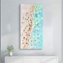 Load image into Gallery viewer, Beachfront Painting Coastal Wall Art