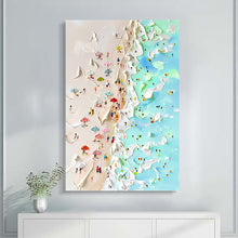 Load image into Gallery viewer, Beachfront Painting Coastal Wall Art