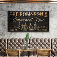 Load image into Gallery viewer, Personalized Basement Bar Sign III