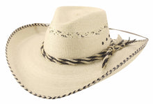 Load image into Gallery viewer, Bullhide Scottsdale - Mexican Palm Straw Cowboy Hat