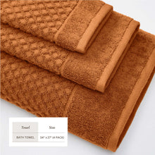 Load image into Gallery viewer, Cotton Diamond Waffle Weave Bath Towel Set - Grayson Collection