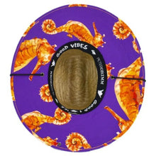 Load image into Gallery viewer, Peter Grimm Seahorse - Childrens Straw Lifeguard Hat