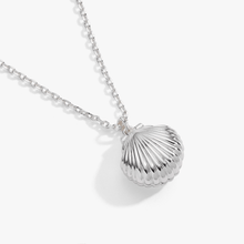 Load image into Gallery viewer, Salt + Sea 'Seashells Are Love Letters In The Sand' Seashell Locket Pendant