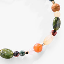 Load image into Gallery viewer, Nugget Semi-Precious Beaded Bangle