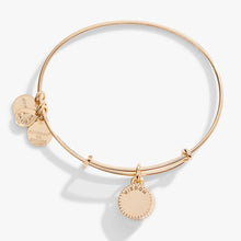 Load image into Gallery viewer, September Birthstone Charm Bangle, Sapphire
