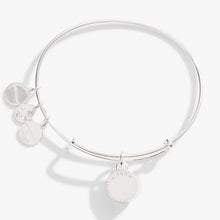 Load image into Gallery viewer, September Birthstone Charm Bangle, Sapphire