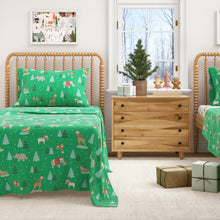 Load image into Gallery viewer, Turkish Cotton Christmas Flannel Sheet - Whittaker Collection