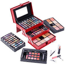Load image into Gallery viewer, SHANY All In One Makeup Set, 67 Colors Eyeshadow, Blushes, Face Powder, Lipstick , Eye liners, Make up Pencils and Cosmetics Mirror - Makeup Kit With Reusable Beauty Organizer Train Case - SHOP  - MAKEUP SETS - ITEM# SH-2012-PARENT