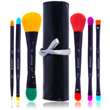 Load image into Gallery viewer, SHANY Vegan Makeup Brushes - Travel Make up Brushes with  unique Bristles - Brush storage Pouch - Synthetic Cosmetics Brush - SHOP  - BRUSH SETS - ITEM# SH-BR001-PARENT