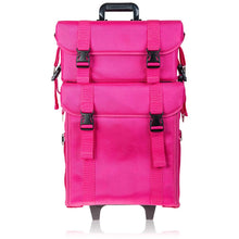Load image into Gallery viewer, SHANY Makeup Artist Soft Rolling Trolley Cosmetics Case Make up Travel Bag With Beauty Organizer Drawer Bins, TSA Mesh Bag Organizers - SHOP  - ROLLING MAKEUP CASES - ITEM# SH-P50-PARENT