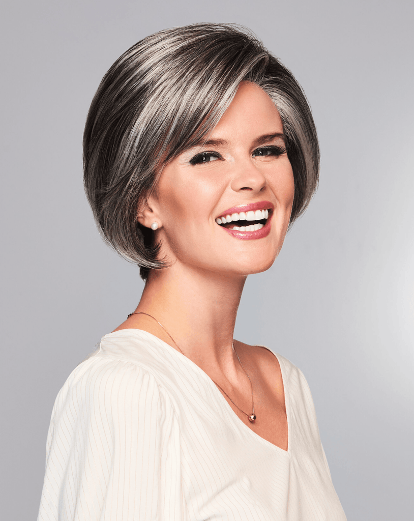 Sheer Elegance Wig Chin Length Bob Lace Front Textured Layersby Eva Gabor Wigs GL 44/51