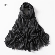 Load image into Gallery viewer, Shining Artificial Bright Silk Hijab (MH100)
