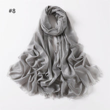 Load image into Gallery viewer, Shining Artificial Bright Silk Hijab (MH100)