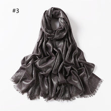 Load image into Gallery viewer, Shining Artificial Bright Silk Hijab (MH100)
