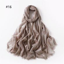 Load image into Gallery viewer, Shining Artificial Bright Silk Hijab (MH100)