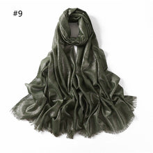 Load image into Gallery viewer, Shining Artificial Bright Silk Hijab (MH100)