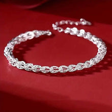 Load image into Gallery viewer, Silver Ultra Sparkle Glitter Bracelet