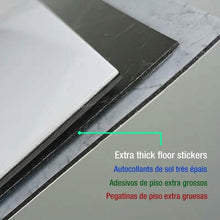 Load image into Gallery viewer, Simulated Thick Marble Tile Floor Self-adhesive Sticker