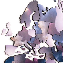 Load image into Gallery viewer, 3D Wooden World Map Sirius