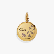 Load image into Gallery viewer, Sister Dragonfly Disc Charm