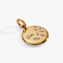 Load image into Gallery viewer, Sister Dragonfly Disc Charm