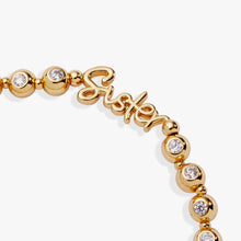 Load image into Gallery viewer, Sister Elongated Crystal Stretch Bracelet