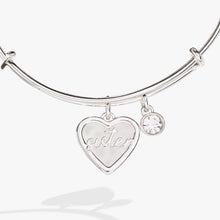 Load image into Gallery viewer, Sister Mother of Pearl Bangle