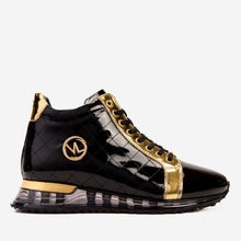 Load image into Gallery viewer, The Prestige Black &amp; Gold  Limited Edition  High-Top Men Sneaker 