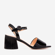 Load image into Gallery viewer, The Bamba Black Patent Leather Women Sandal