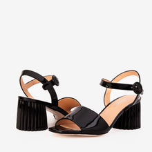Load image into Gallery viewer, The Bamba Black Patent Leather Women Sandal