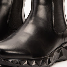 Load image into Gallery viewer, The Apex Black Leather Men Chelsea Boot