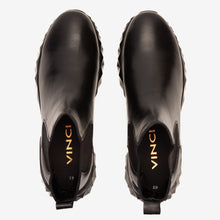 Load image into Gallery viewer, The Apex Black Leather Men Chelsea Boot