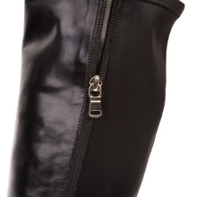 Load image into Gallery viewer, The Manhattan Luxe Black Leather Knee - High Boot