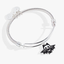 Load image into Gallery viewer, Bat Skeleton Bangle Bracelet