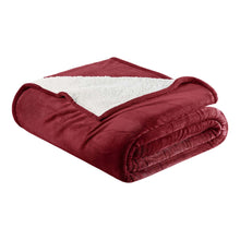 Load image into Gallery viewer, Velvet Plush Sherpa Bed Blanket - Sherpa Fleece Collection