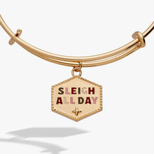 Load image into Gallery viewer, ‘Sleigh All Day’ Charm Bangle