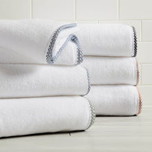 Load image into Gallery viewer, Cotton Border-Stitched 6-Piece Towel Set - Valery Collection