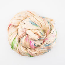 Load image into Gallery viewer, Vintage Ivory- Dyable Small Batch Sari Ribbon