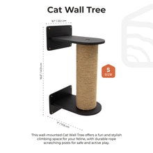 Load image into Gallery viewer, Small Cat Tree – Black