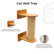 Load image into Gallery viewer, Small Cat Tree – Oak