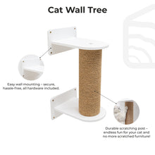 Load image into Gallery viewer, Small Cat Tree – White