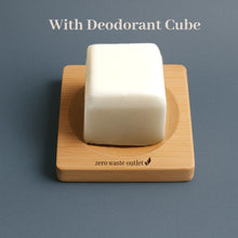 Load image into Gallery viewer, Small Square Bamboo Soap Dish