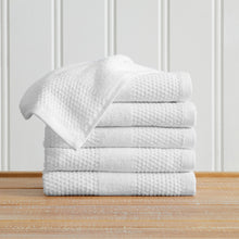 Load image into Gallery viewer, 100% Cotton Woven Texture Bath Towel Set - Marbella Collection