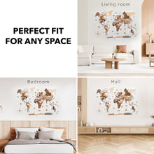 Load image into Gallery viewer, 3D LED Wooden World Map 3.0 Smokey